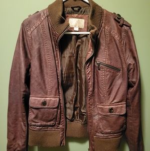 Women's Brown Leather Jacket
